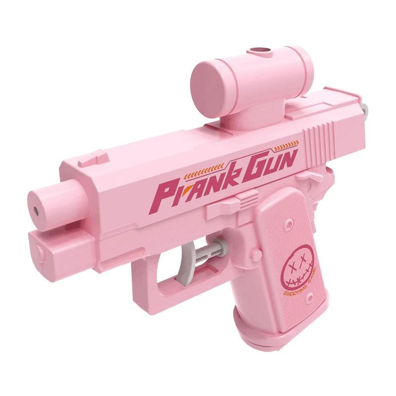 Pistola rociadora de agua de doble cara, creativa y de verano, con efecto reversible, ideal para jugar al agua en cualquier momento.