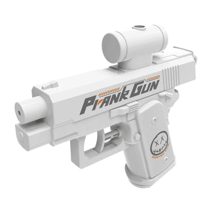 Pistola rociadora de agua de doble cara, creativa y de verano, con efecto reversible, ideal para jugar al agua en cualquier momento.